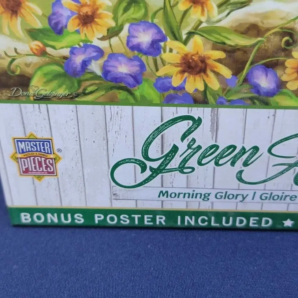 Master Pieces Green Acres Rooster Morning Glory 300 Piece Jigsaw Puzzle
